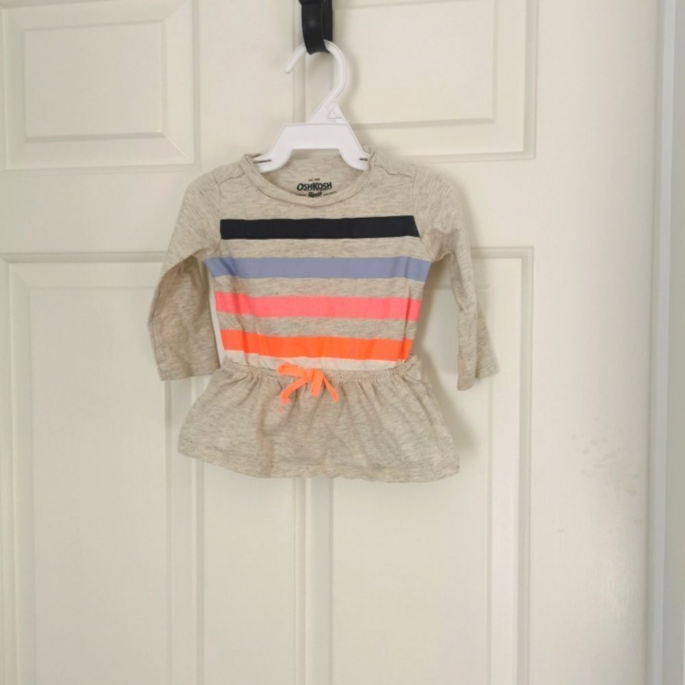 3/$15 Oshkosh B'gosh long sleeve shirt size 6 m
